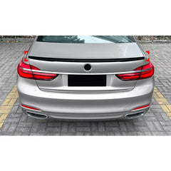 Rear Trunk Spoiler For BMW 7 Series G11 G12 2016-2022 M Performance Spoiler Piano Black ABS Plastic