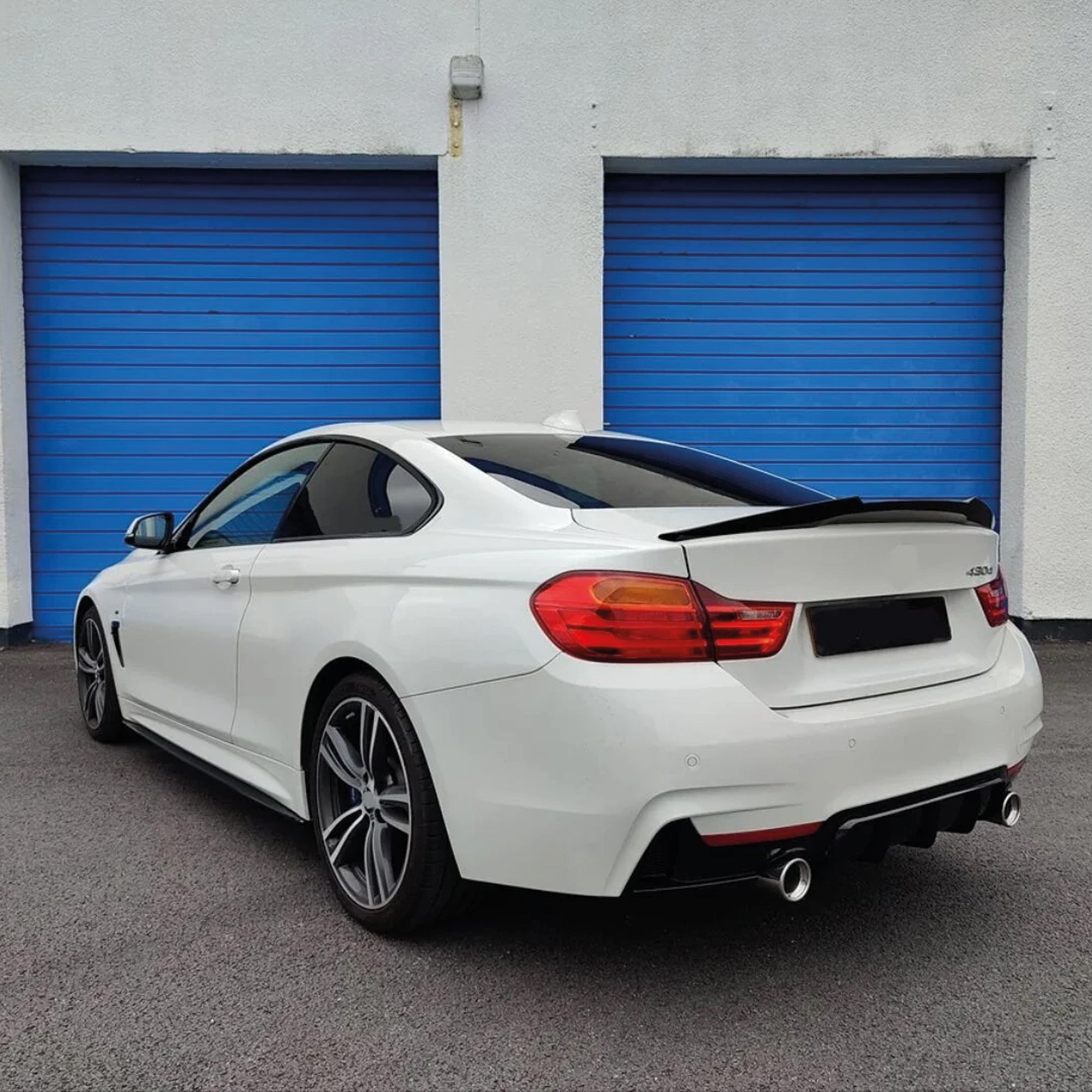 Rear Spoiler For BMW 4 Series F32 / F32 Lci M4 Type 2012 2018 Piano Black ABS Plastic
