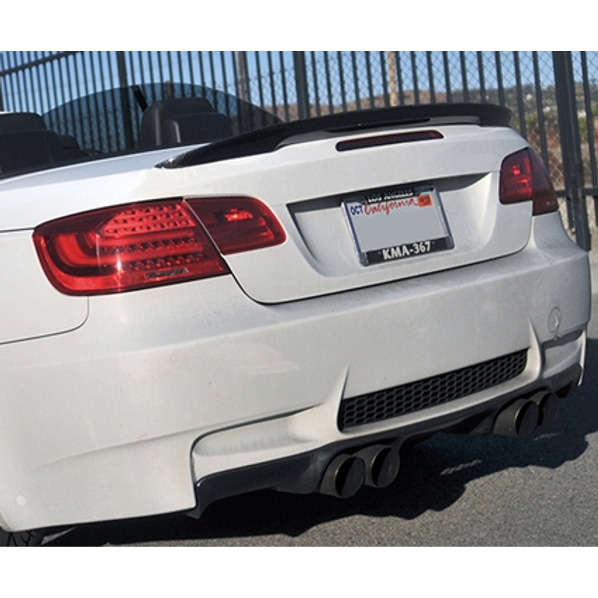 Rear Spoiler For BMW 3 Series E93 2007-2013 Performance Style 328i 335i M3 Piano Black ABS Plastic