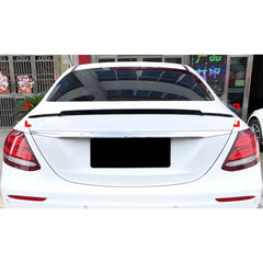 Rear Trunk Spoiler For Mercedes Benz E Class W213 2016-2023 Br Style Spoiler Piano Black ABS Plastic