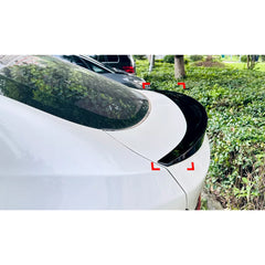 Rear Trunk Spoiler For BMW X4 F26 2014-2018 M Performance Spoiler Piano Black ABS Plastic