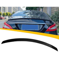 Rear Spoiler For Mercedes CLS W218 2012-2018 Trunk  Piano Black ABS Plastic