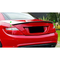 Rear Trunk Spoiler For Mercedes Benz SLK SLC R172 2011-2019 Spoiler Piano Black ABS Plastic