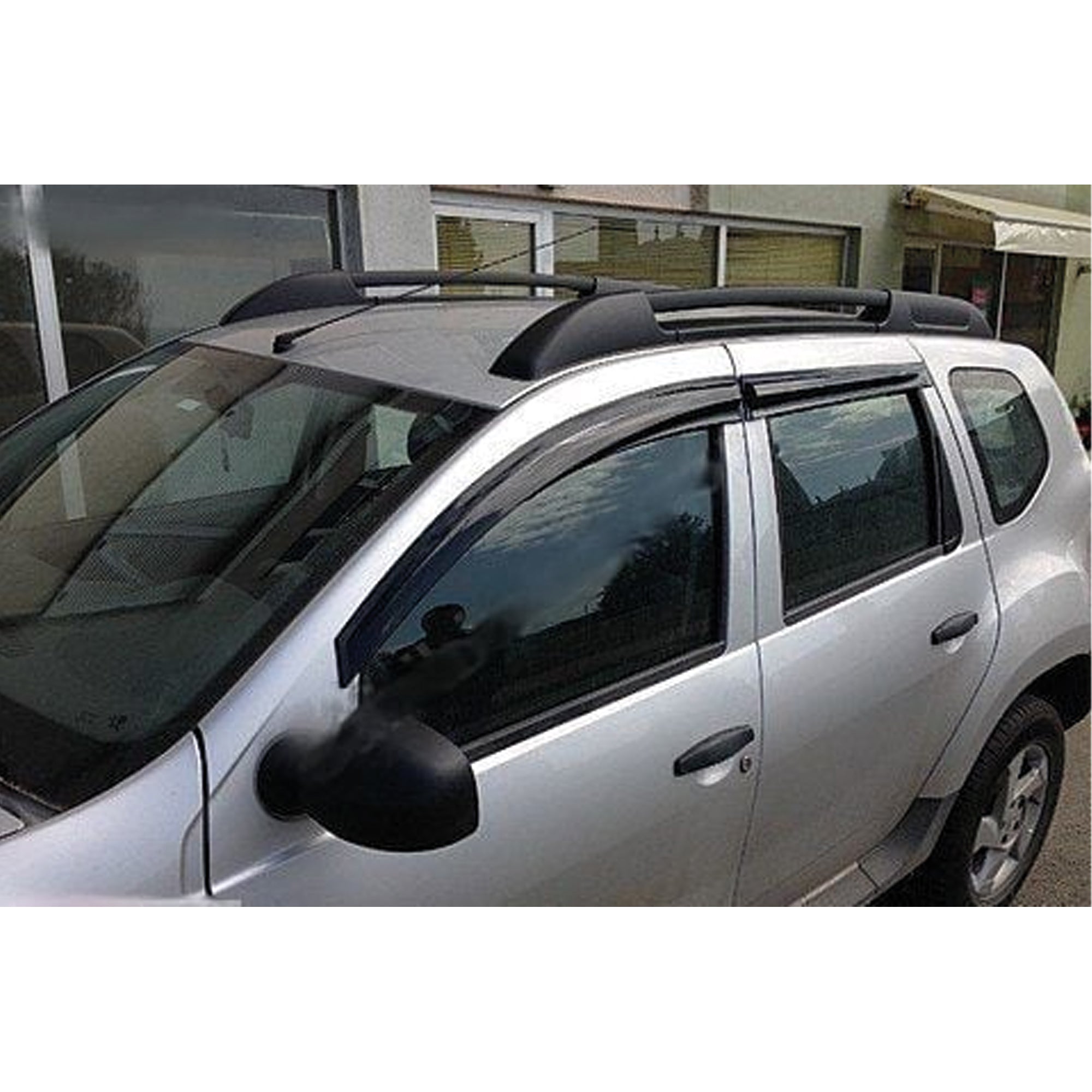 Window Visor for Dacia Duster 10-17 4pcs Rain Guard Wind Deflector