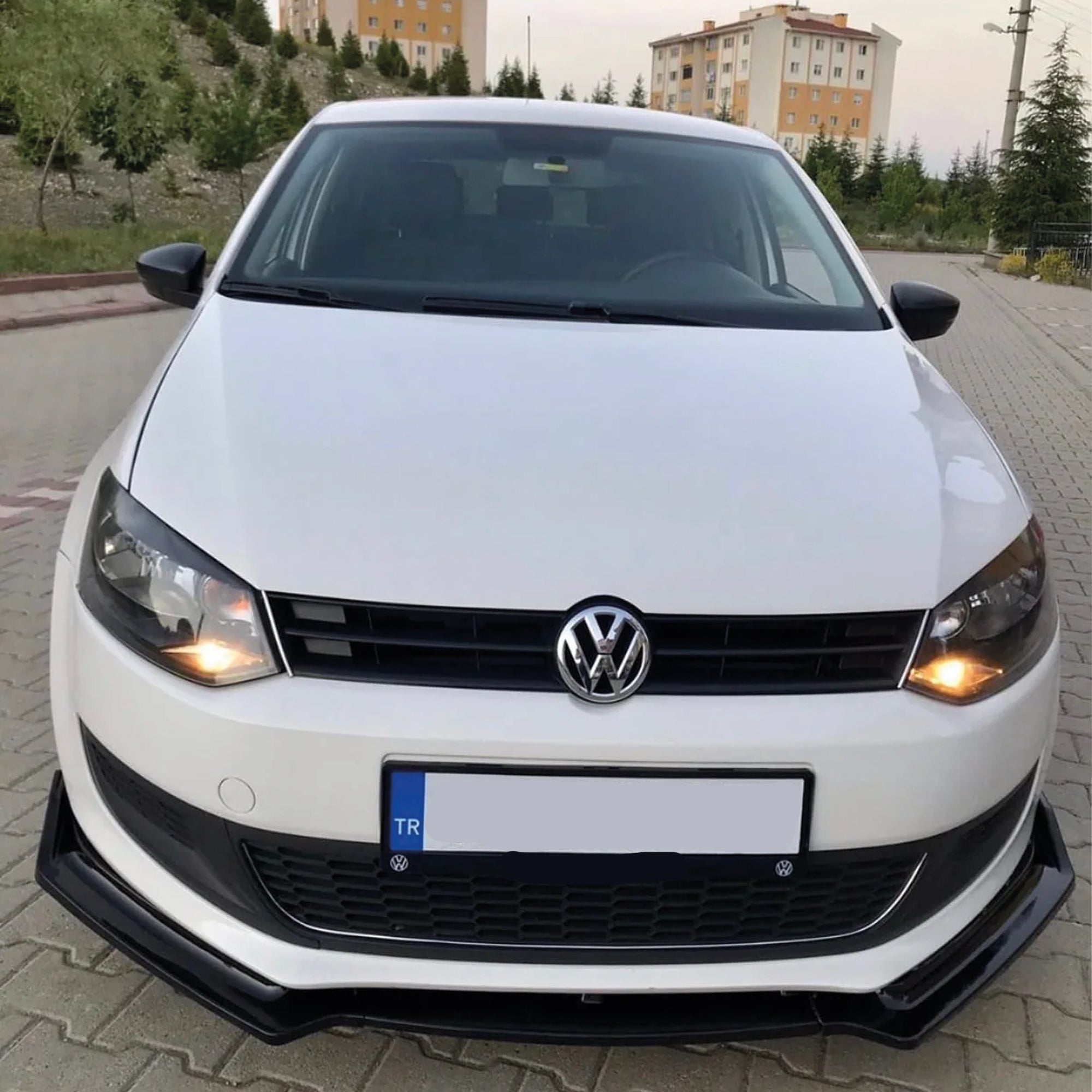 Universal Polo Model P-Type Front Bumper Lip Adjustable All Car