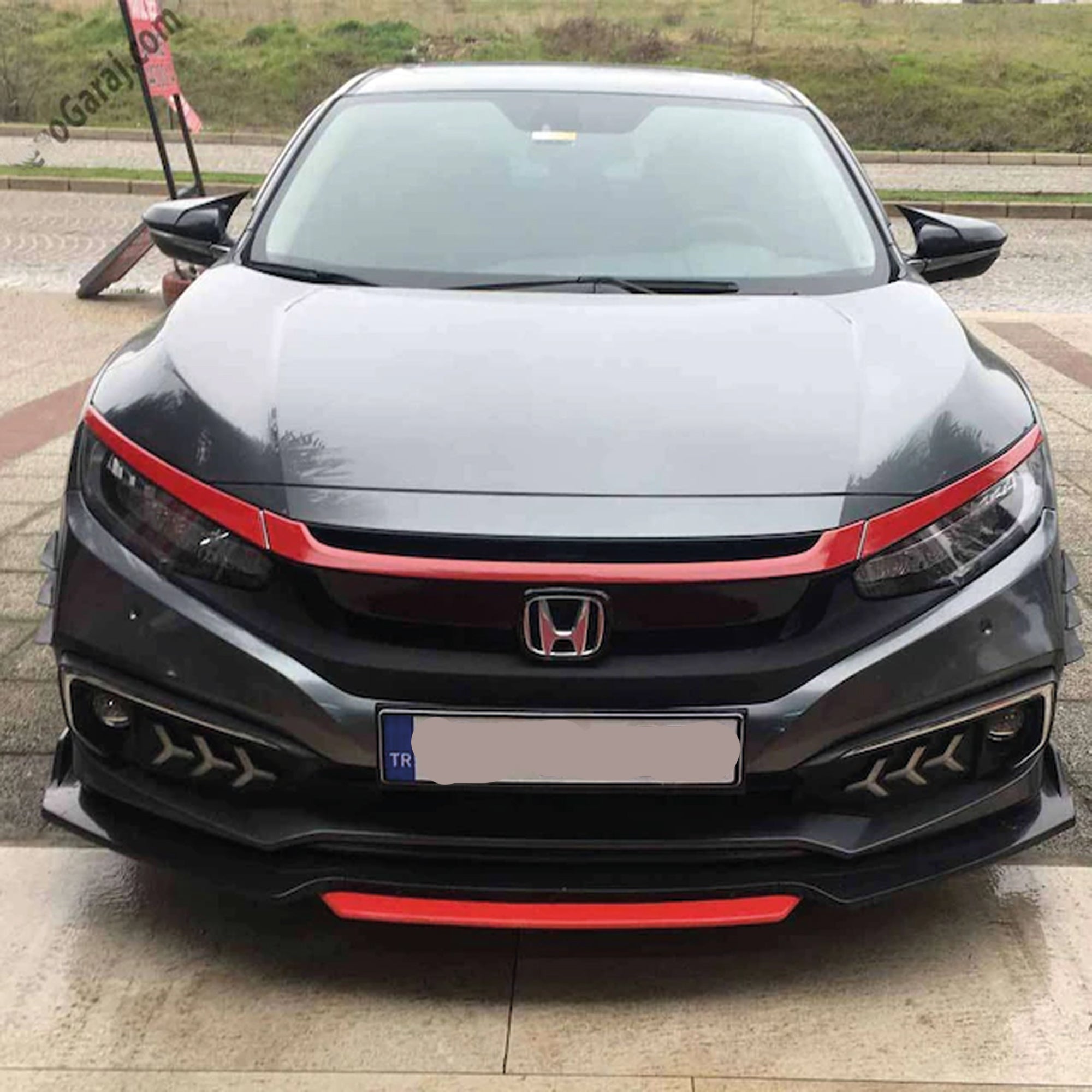 Universal FC Model FC-Type Front Bumper Lip Adjustable All Car