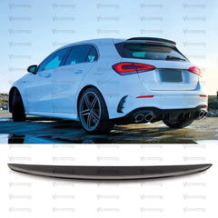 Roof Top Spoiler For W177 A35 HatchBag AMG Style  2018 + (Small Model) Piano Black ABS Plastic