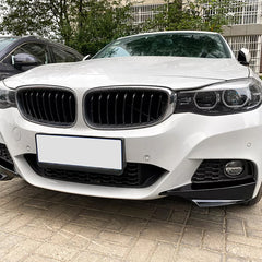 Front Bumper FLAP Wrap for BMW 3 Series F34 2014-2019 M Sport, 2pcs FLAP Canards Lip Splitter Corner Trim Cover Adjustable Tuning Body Part Body Kit