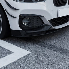 Front Bumper FLAP Wrap for BMW 1 Serise F20 F21 Pre-facelift M-Pack 2012-2014, 2pcs FLAP Canards Lip Splitter Corner Trim Cover Adjustable Tuning Body Part Body Kit