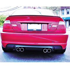 Rear Diffuser for BMW E46 M Technic 2001-2006 M3 Style Diffuser Piano Black Vacuum Plastic Car Styling Diffuser Rear Body Kit