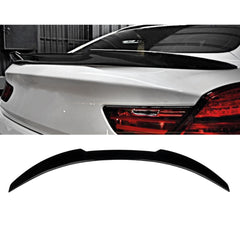 Rear Spoiler For BMW 6 Series F13 Coupe 2011-18 M4 Style Piano Black ABS Plastic