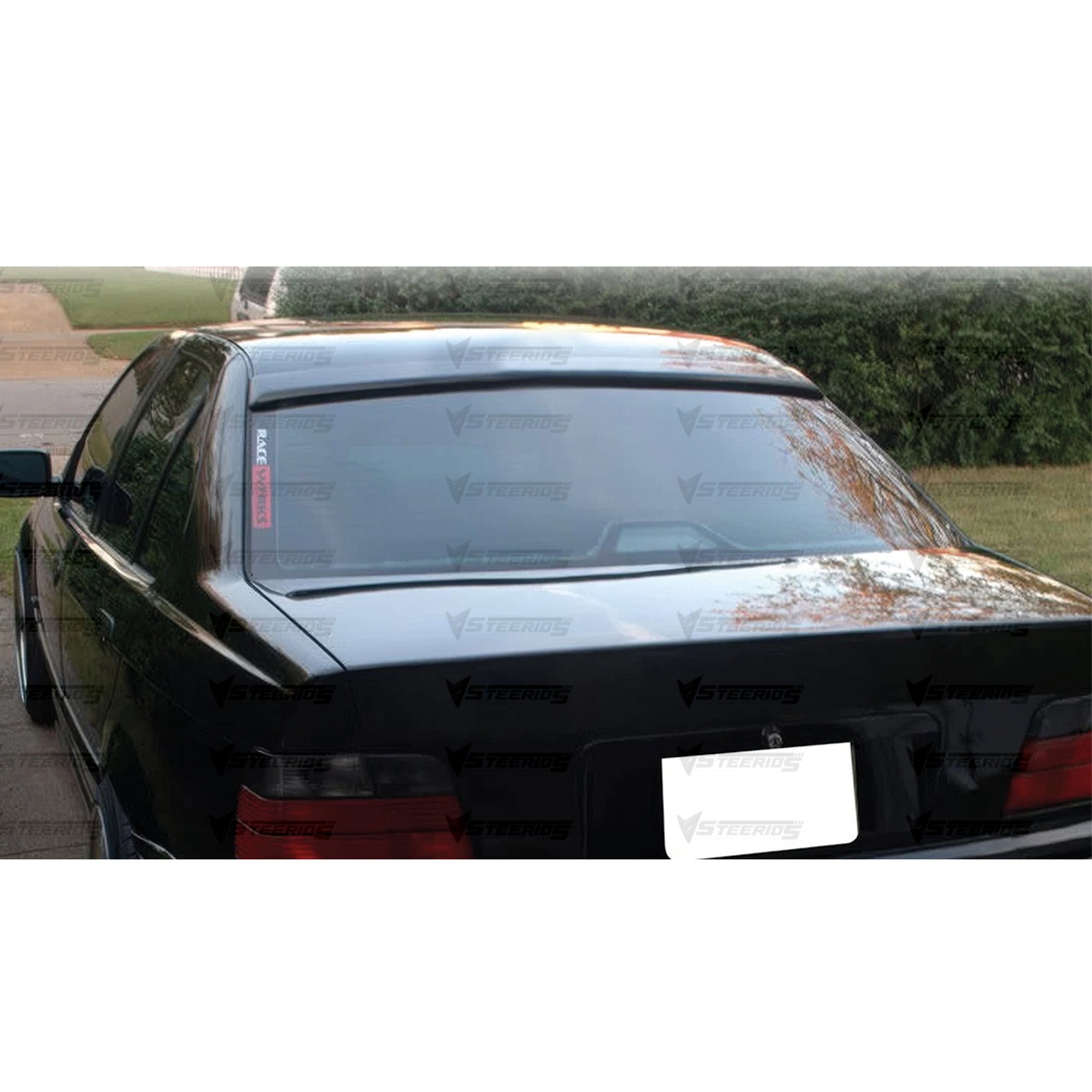 Roof Top Spoiler For BMW 3 Series E36 1995-2003 4 DOOR Piano Black ABS Plastic