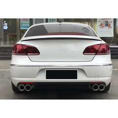 Rear Spoiler For VW Volkswagen Passat CC 2012-2017 Piano Black ABS Plastic