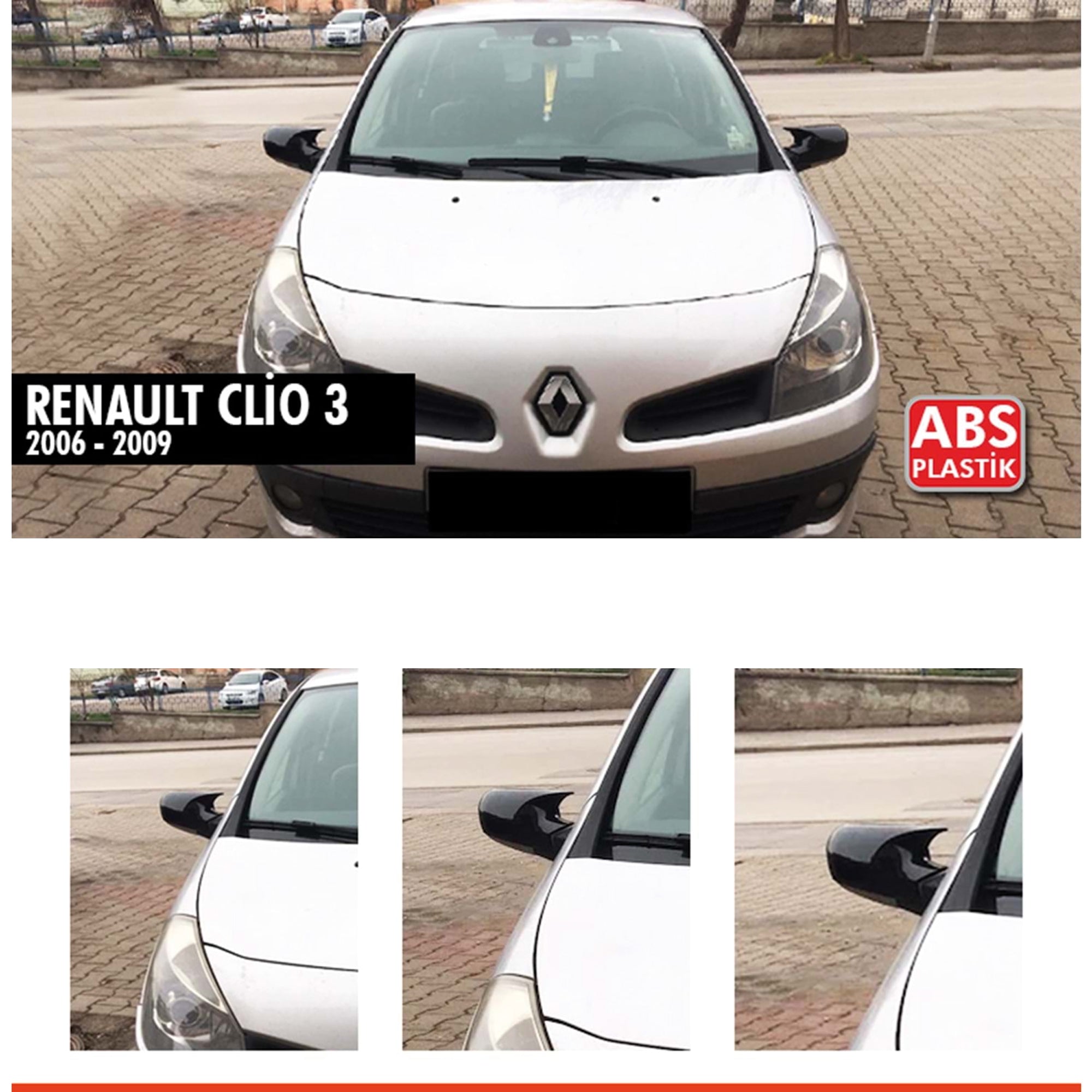 Mirror Cover for Renault Clio 3 2006-2009 / FL 2009-2012 Batman Model