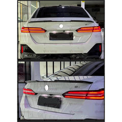 Rear Spoiler For BMW 5 Series G60 G68 2024+ M Performance Style Piano Black ABS Plastic