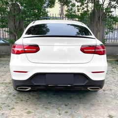 Rear Trunk Spoiler For Mercedes Benz GLC Class C253 2016-2022 AMG Style Spoiler Piano Black ABS Plastic
