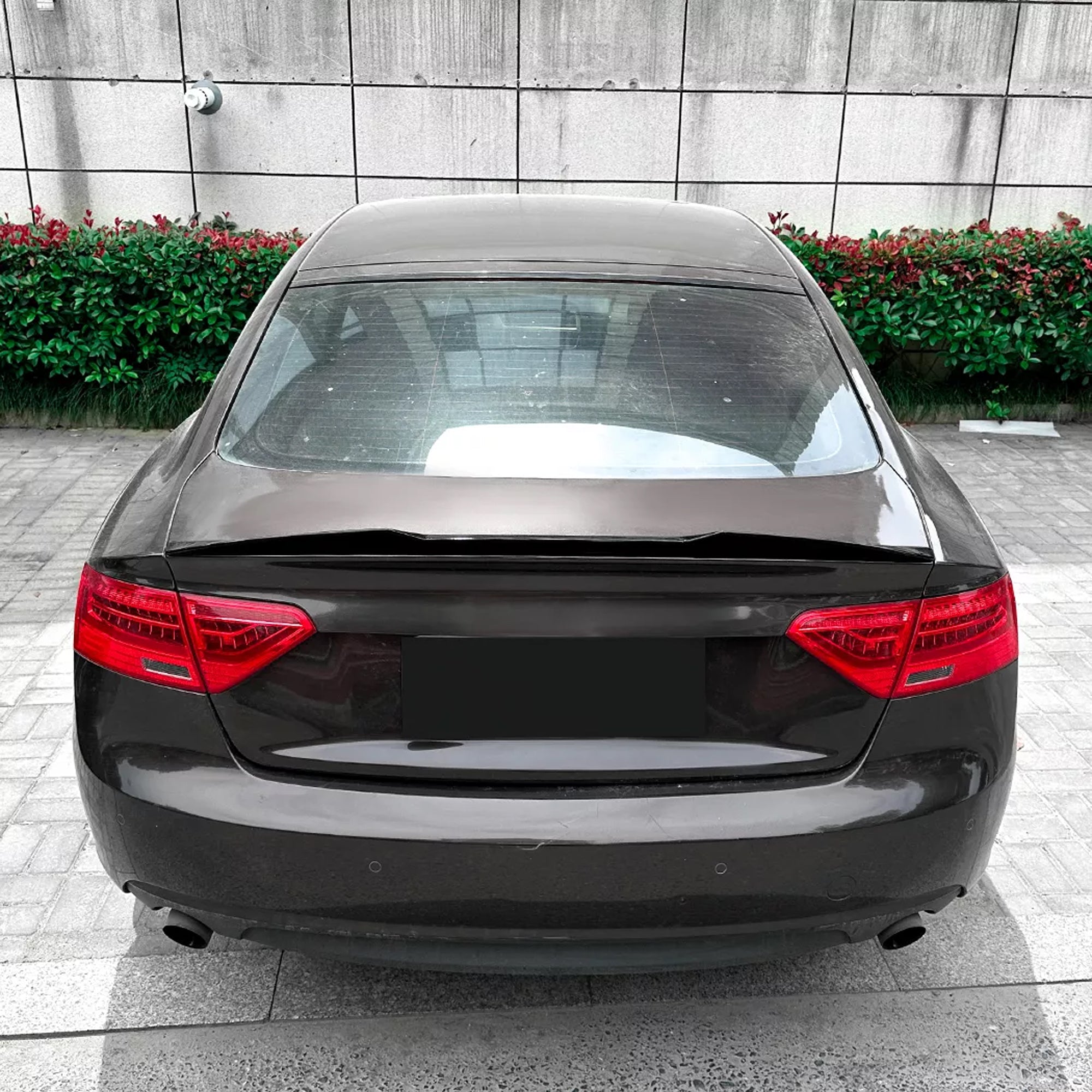 Rear Trunk Spoiler For Audi A5 8T Sportback 4Doors 2007-2016 M4 Style Spoiler Piano Black ABS Plastic