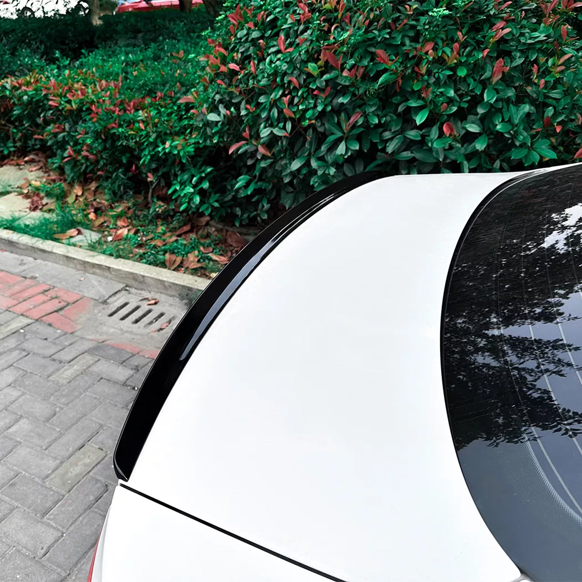 Rear Trunk Spoiler For Audi A5 8T Coupe 2007-2016 S5 Style Spoiler Piano Black ABS Plastic
