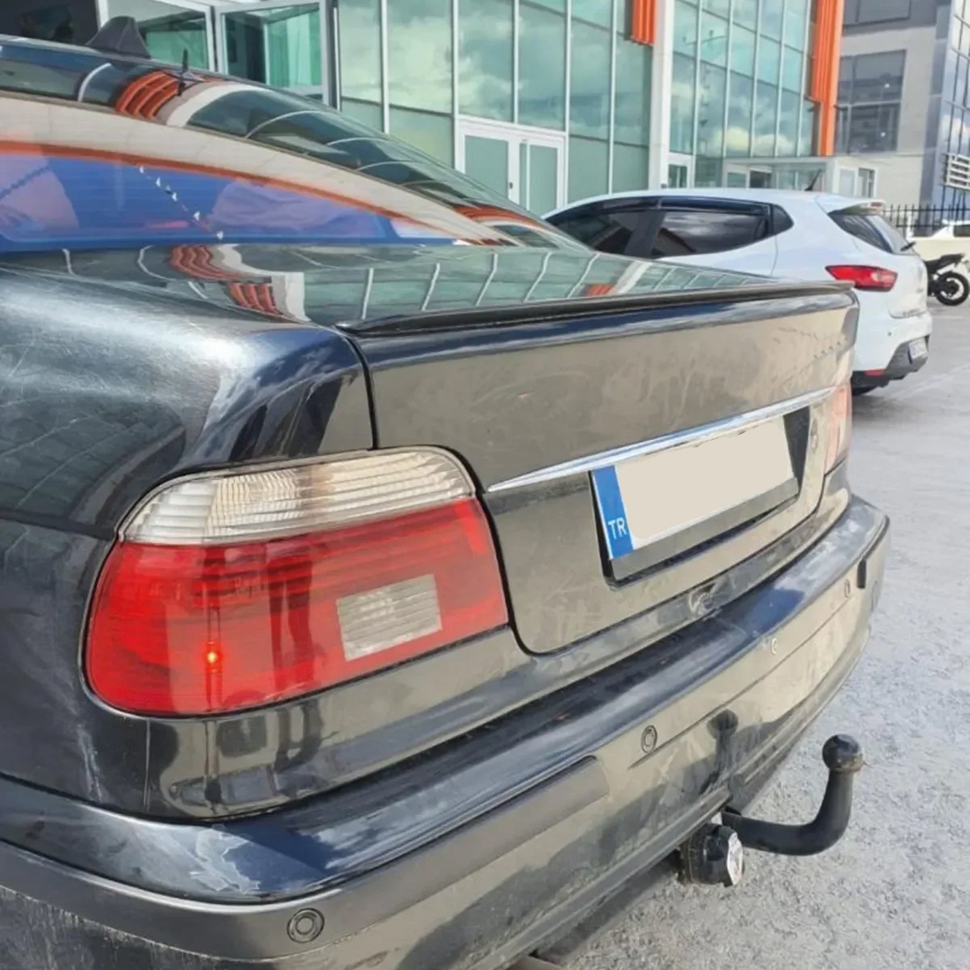 Rear Spoiler For BMW E39 5 Series 1997-2003 Piano Black ABS Plastic