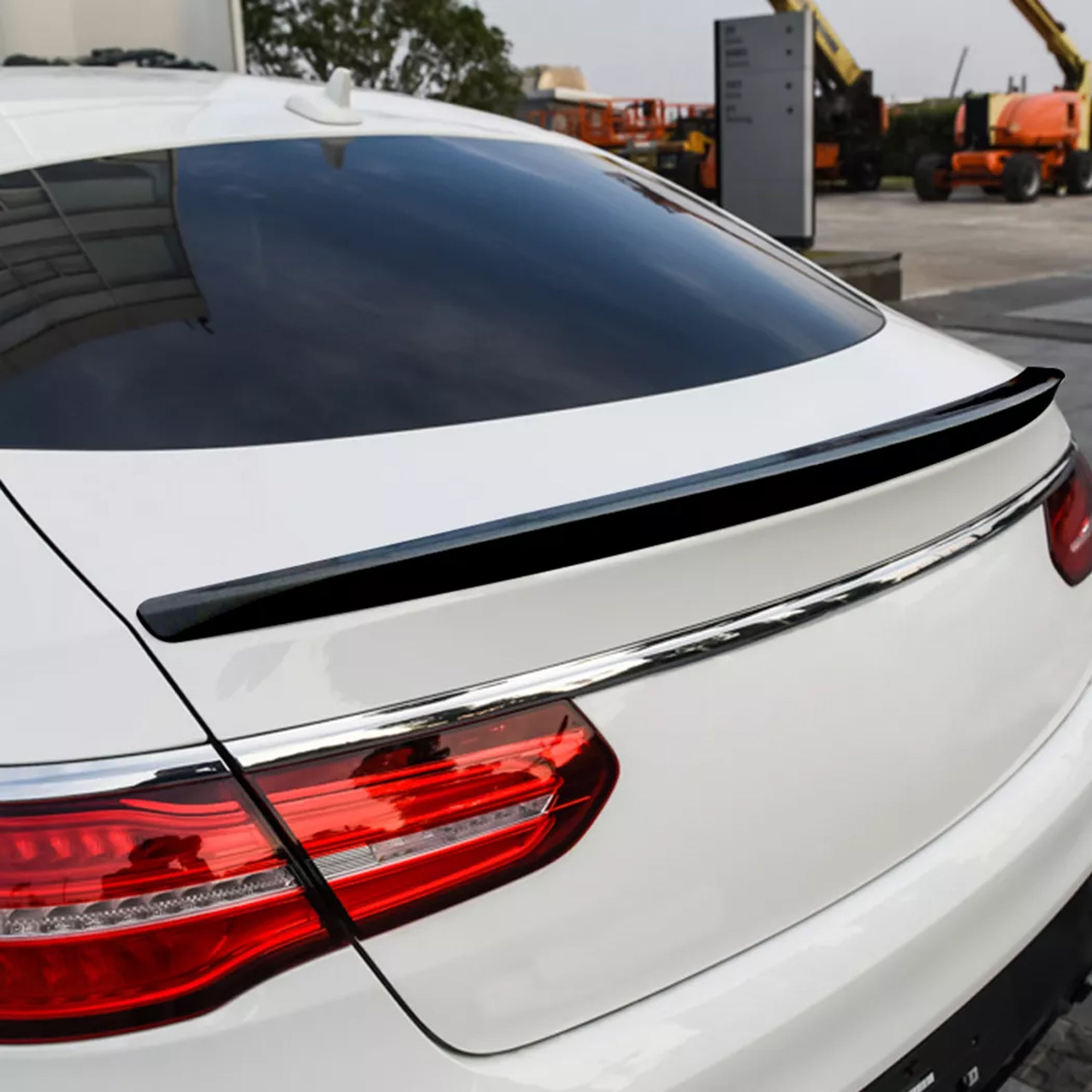 Rear Trunk Spoiler For Mercedes Benz GLE Class GLE Coupe C292 2015-2018 Spoiler Piano Black ABS Plastic