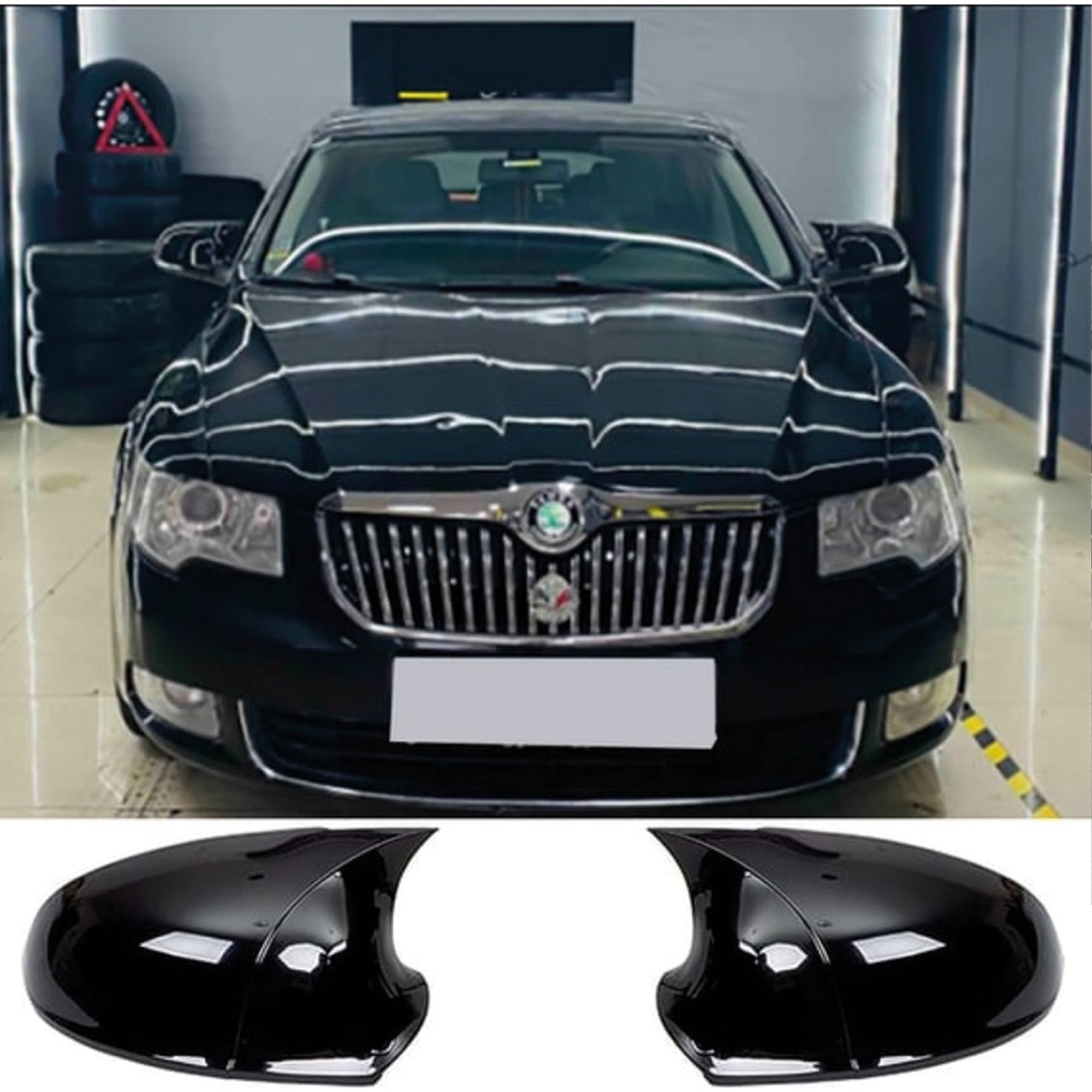 Mirror Cover for Skoda SuperB B6 MK2 2008-2015 Batman Model