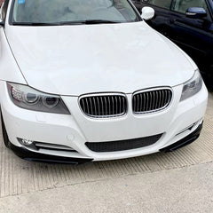 Front Bumper FLAP Wrap for BMW 3 Series E90 E91 LCI 2009-2012, 2pcs FLAP Canards Lip Splitter Corner Trim Cover Adjustable Tuning Body Part Body Kit