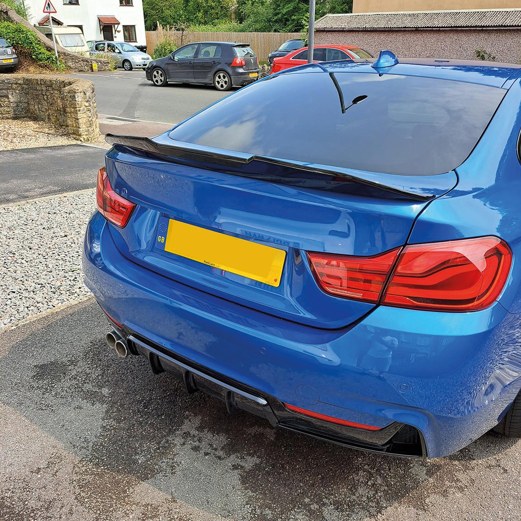 Rear Spoiler For BMW 4 Series F36 Gran Coupe 2014-2020 (428i 430i 435i 440i) PSM Style Piano Black ABS Plastic
