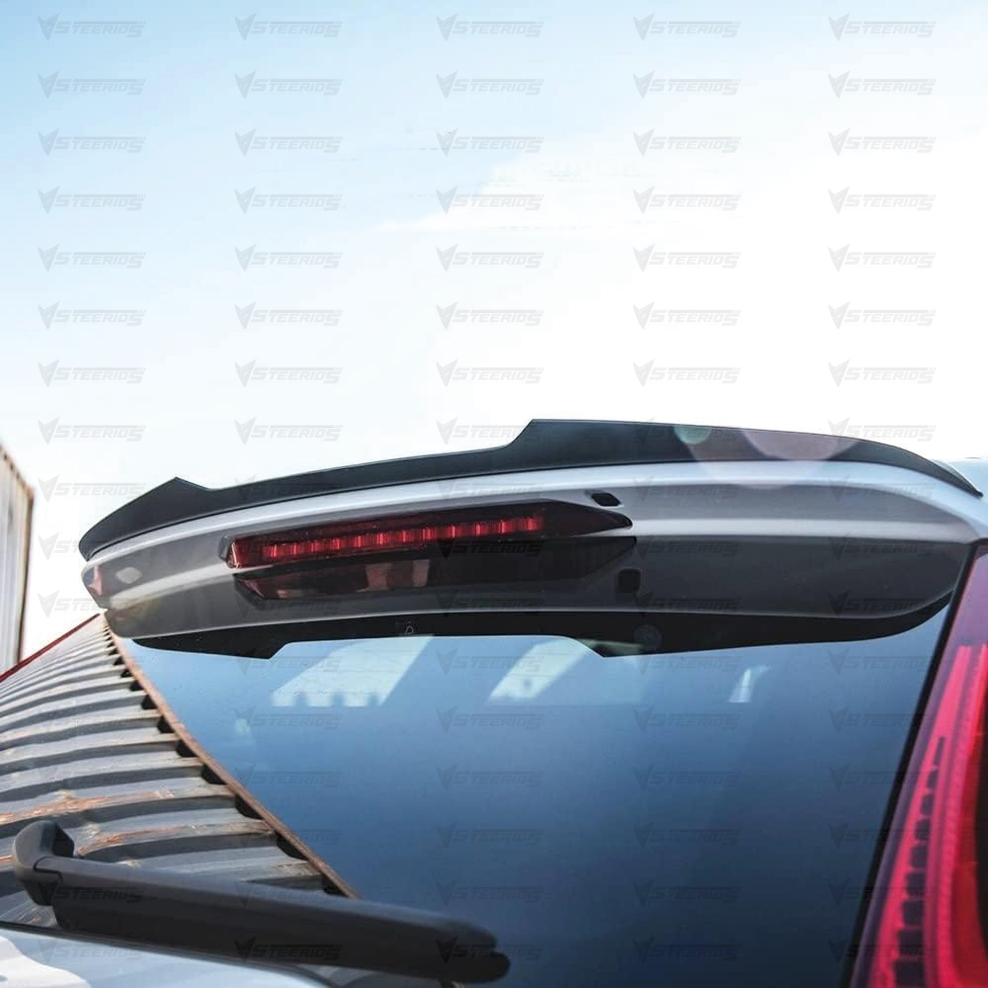 Rear Trunk Spoiler For Volvo XC60 2017-2022 Spoiler Piano Black ABS Plastic