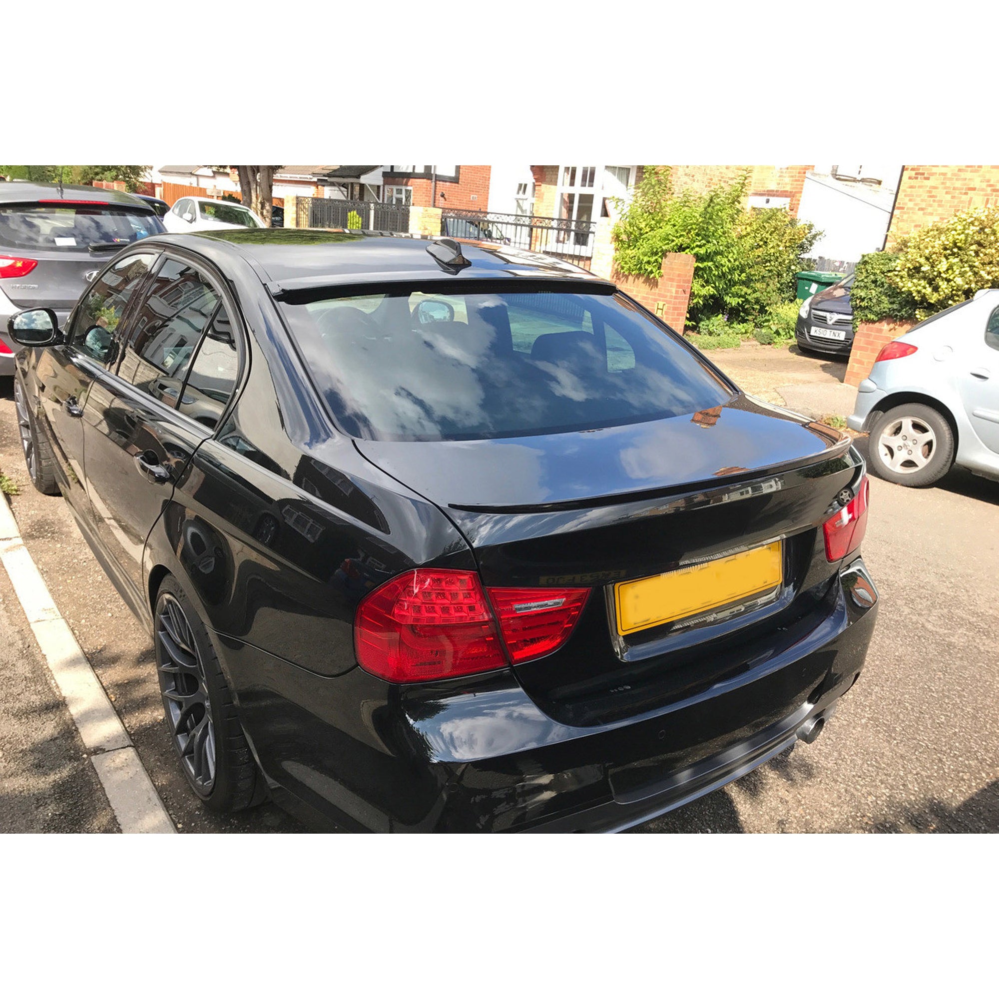 Rear Spoiler For BMW E90 3 Series M3 Style 2005-2012 Piano Black ABS Plastic