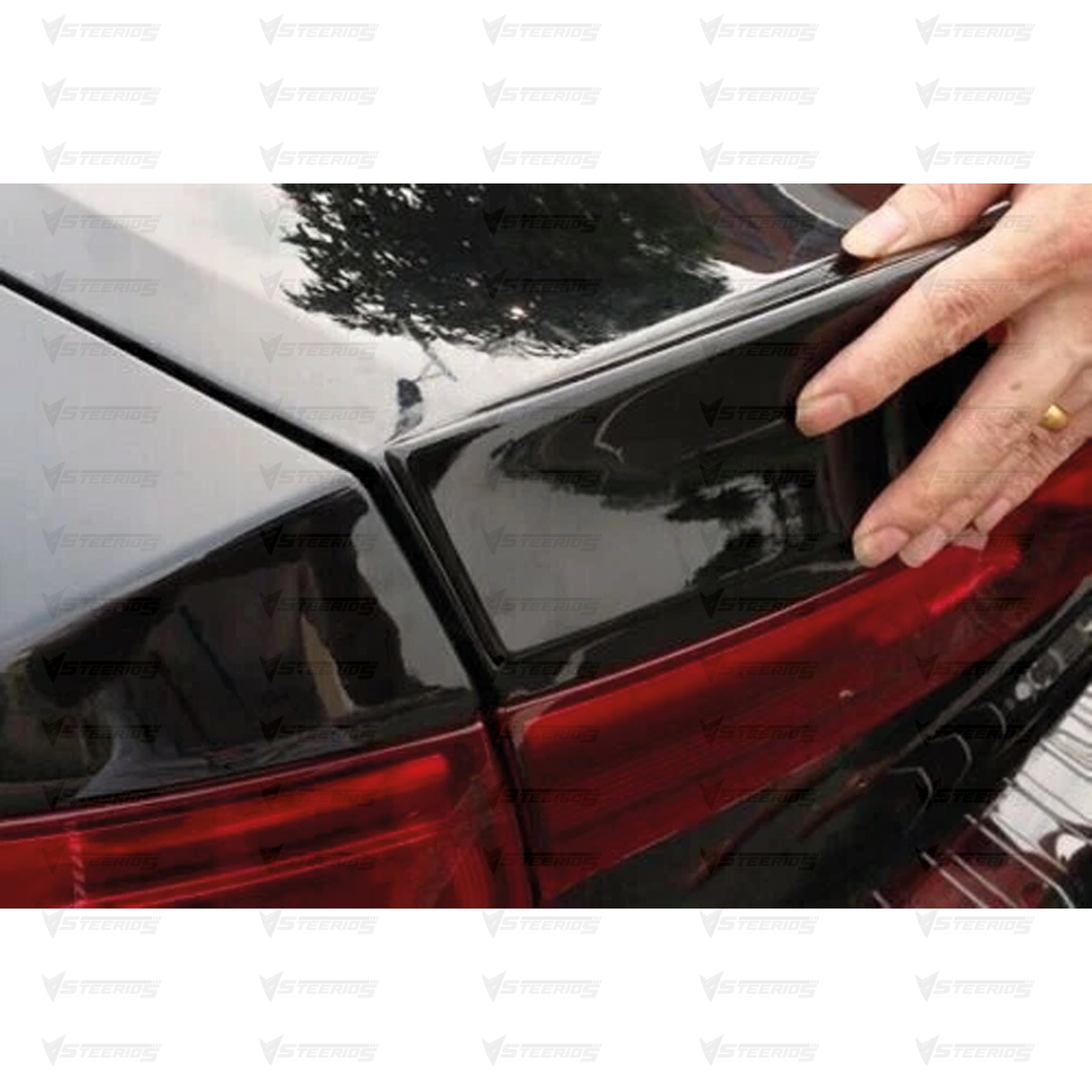 Rear Trunk Spoiler For Volvo S90 2016-2020 Spoiler Piano Black ABS Plastic