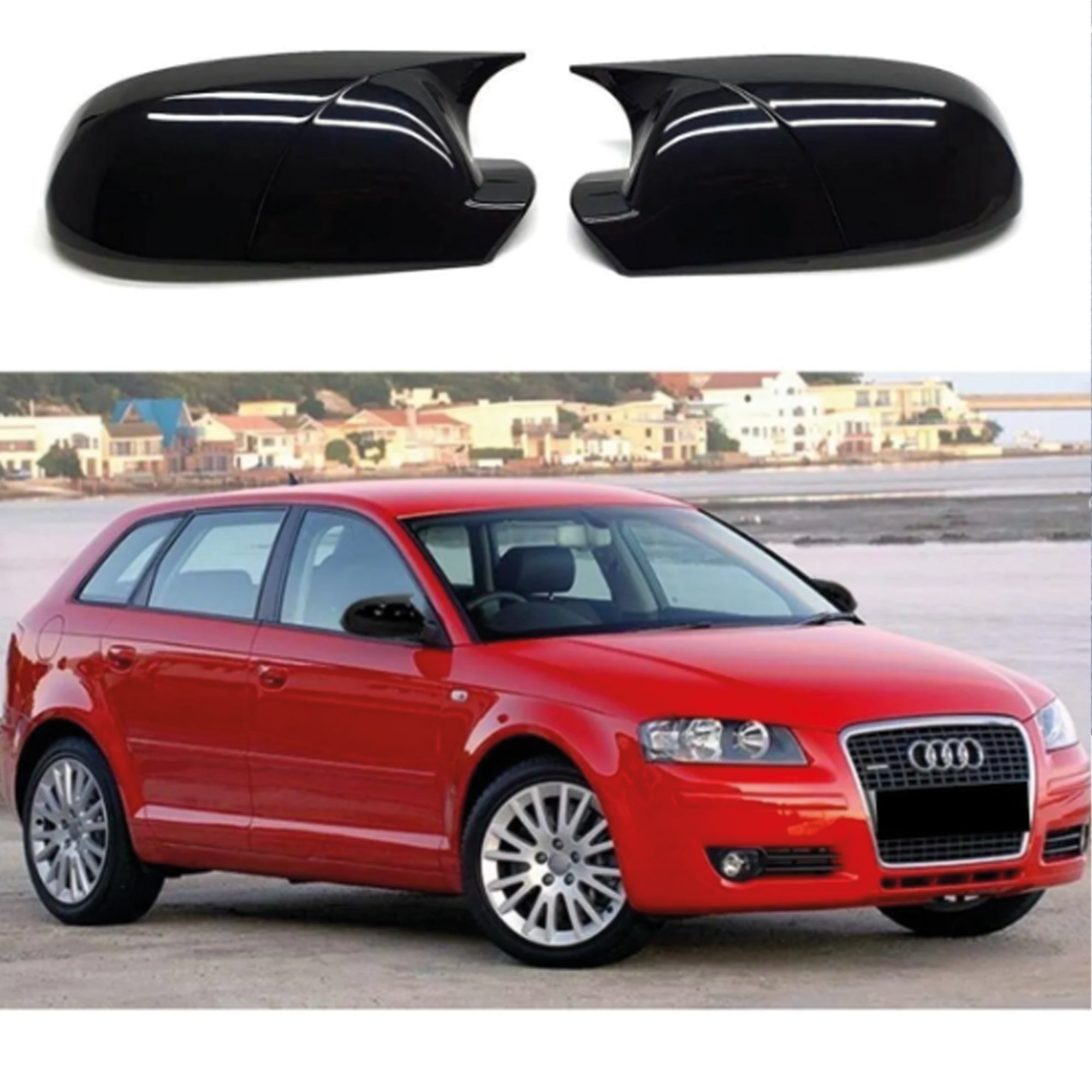 Mirror Cover for Audi A3 8P FL 2D 4D 2008-2012 Batman Model