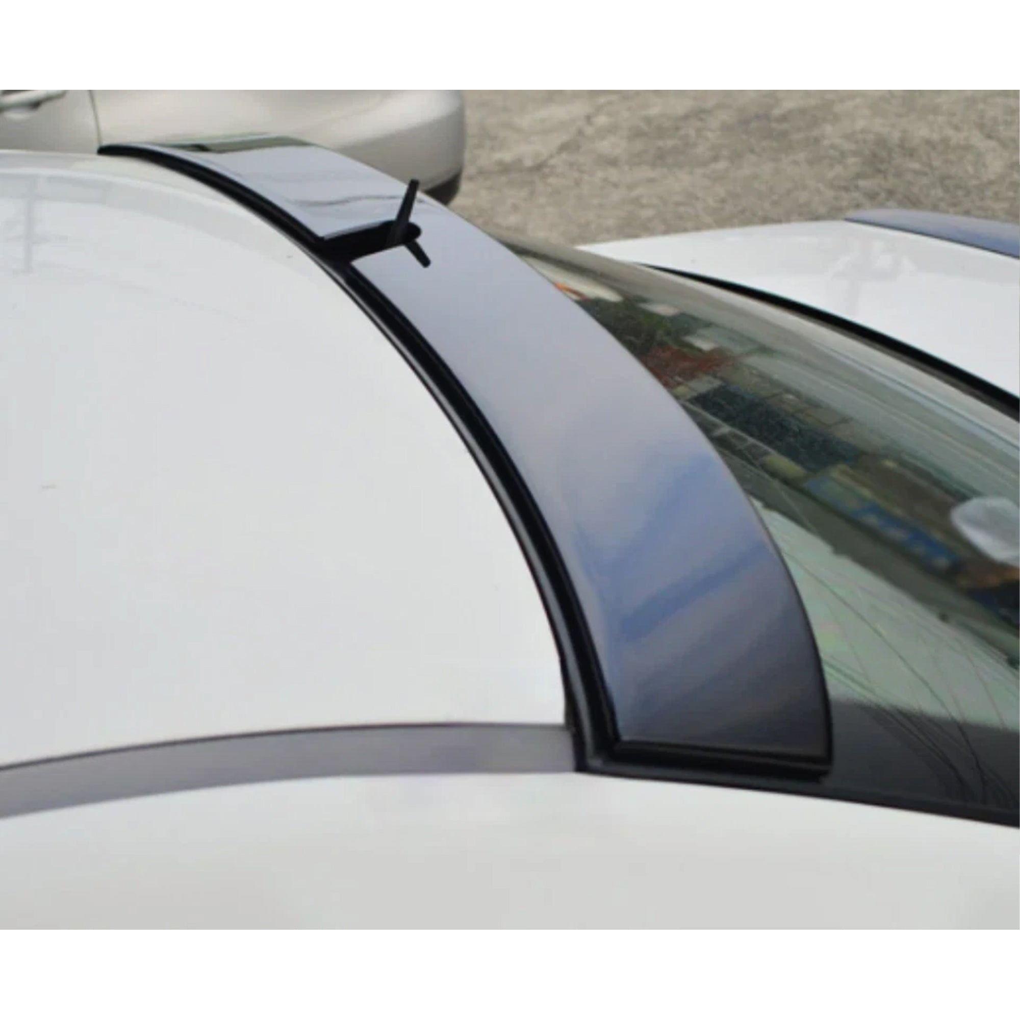 Roof Top Spoiler For Mercedes W203 2000-2011 Piano Black ABS Plastic
