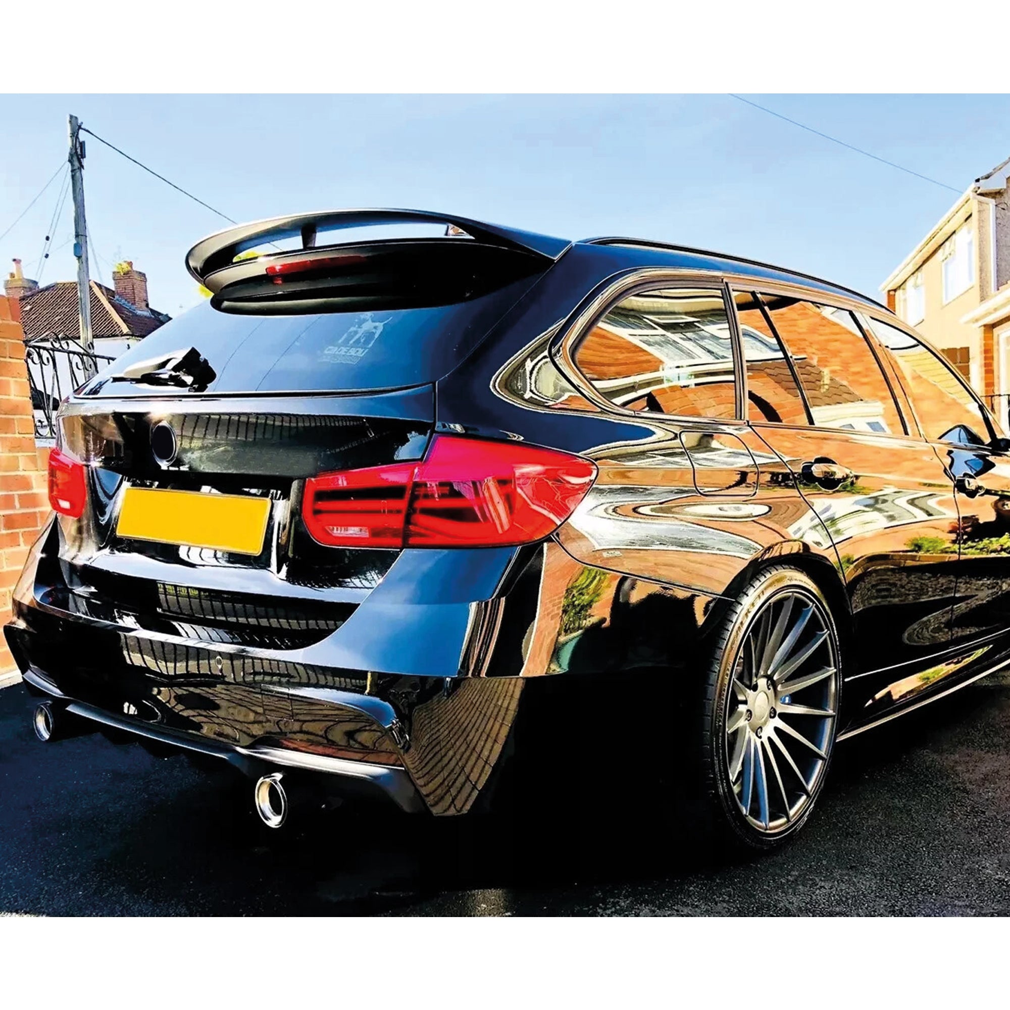 Rear Roof Spoiler For BMW 3 Series F31 Touring 2012-2018 Spoiler Piano Black ABS Plastic