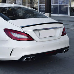 Rear Trunk Spoiler For Mercedes Benz CLS Class C218 2011-2017 Spoiler Piano Black ABS Plastic