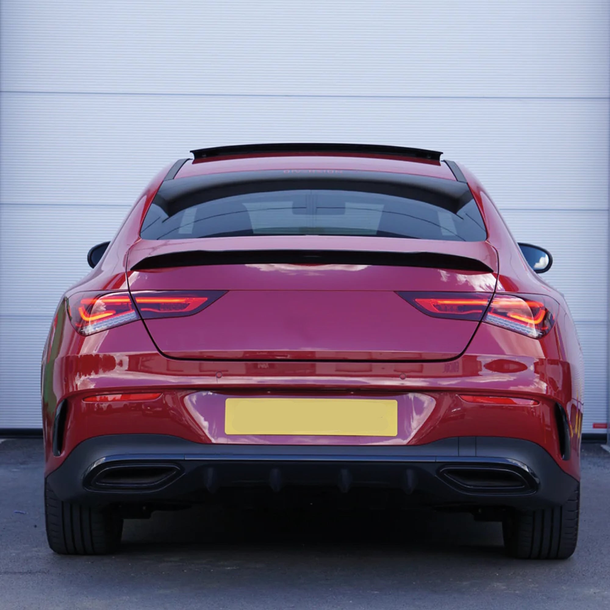Rear Spoiler For Mercedes C118 CLA AMG Style 2020-2024 Piano Black ABS Plastic