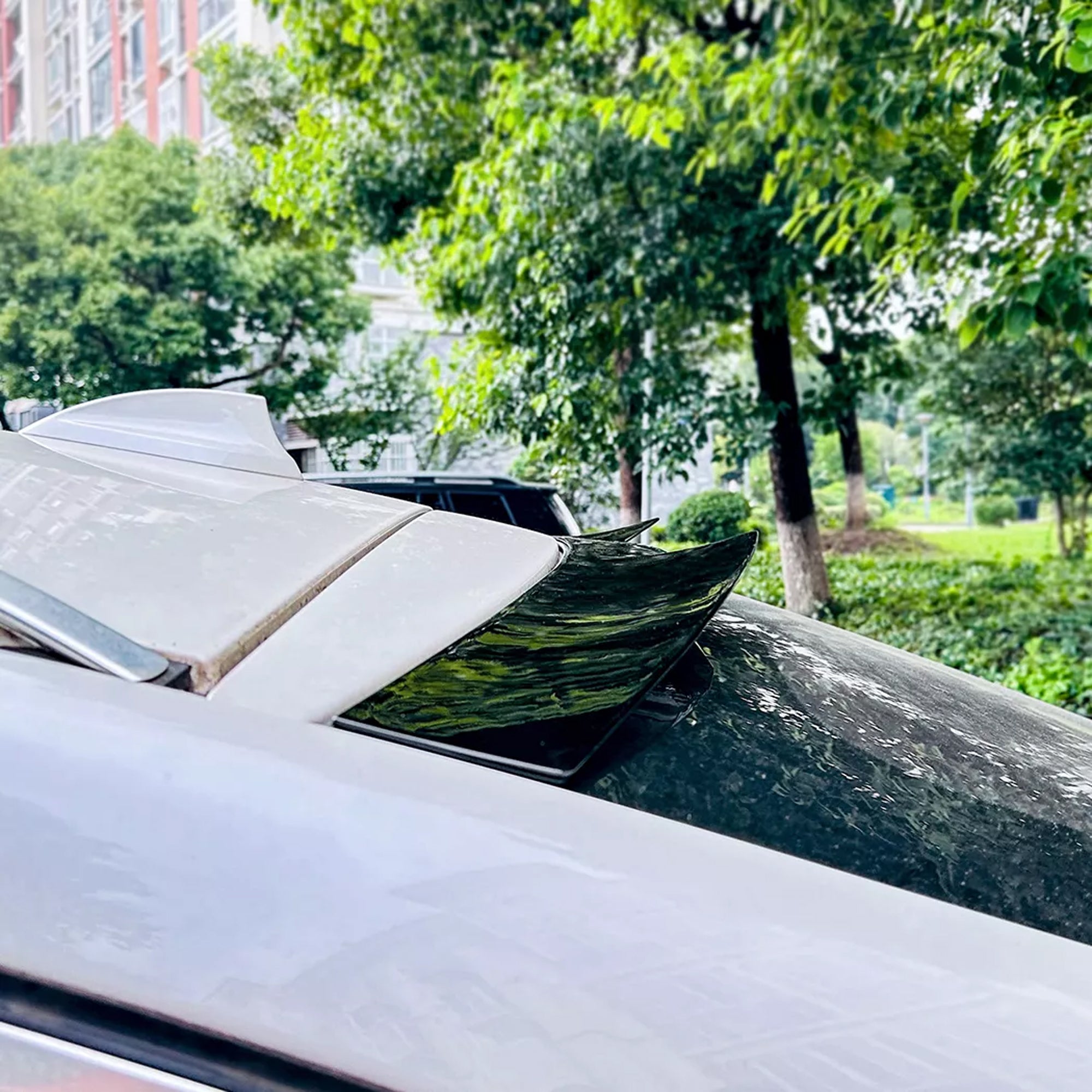 Rear Roof Spoiler For BMW X4 F26 2014-2017 M4 Style Spoiler Piano Black ABS Plastic
