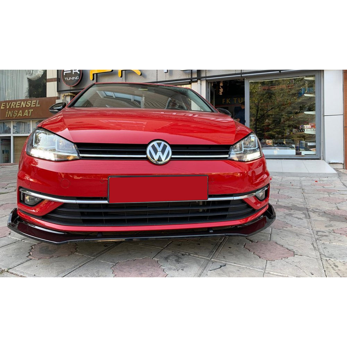 Front Bumper Lip for Volkswagen VW Golf 7 / 7,5 2013-2019 Golf Model G-Type Adjustable All Car