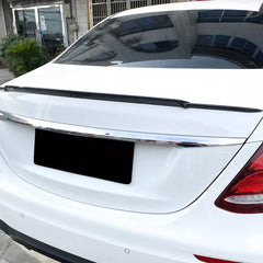 Rear Trunk Spoiler For Mercedes Benz E Class W213 2016-2023 Br Style Spoiler Piano Black ABS Plastic