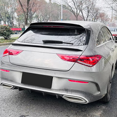 Rear Roof Spoiler For Mercedes Benz CLA Class X118 2020+ Spoiler Piano Black ABS Plastic