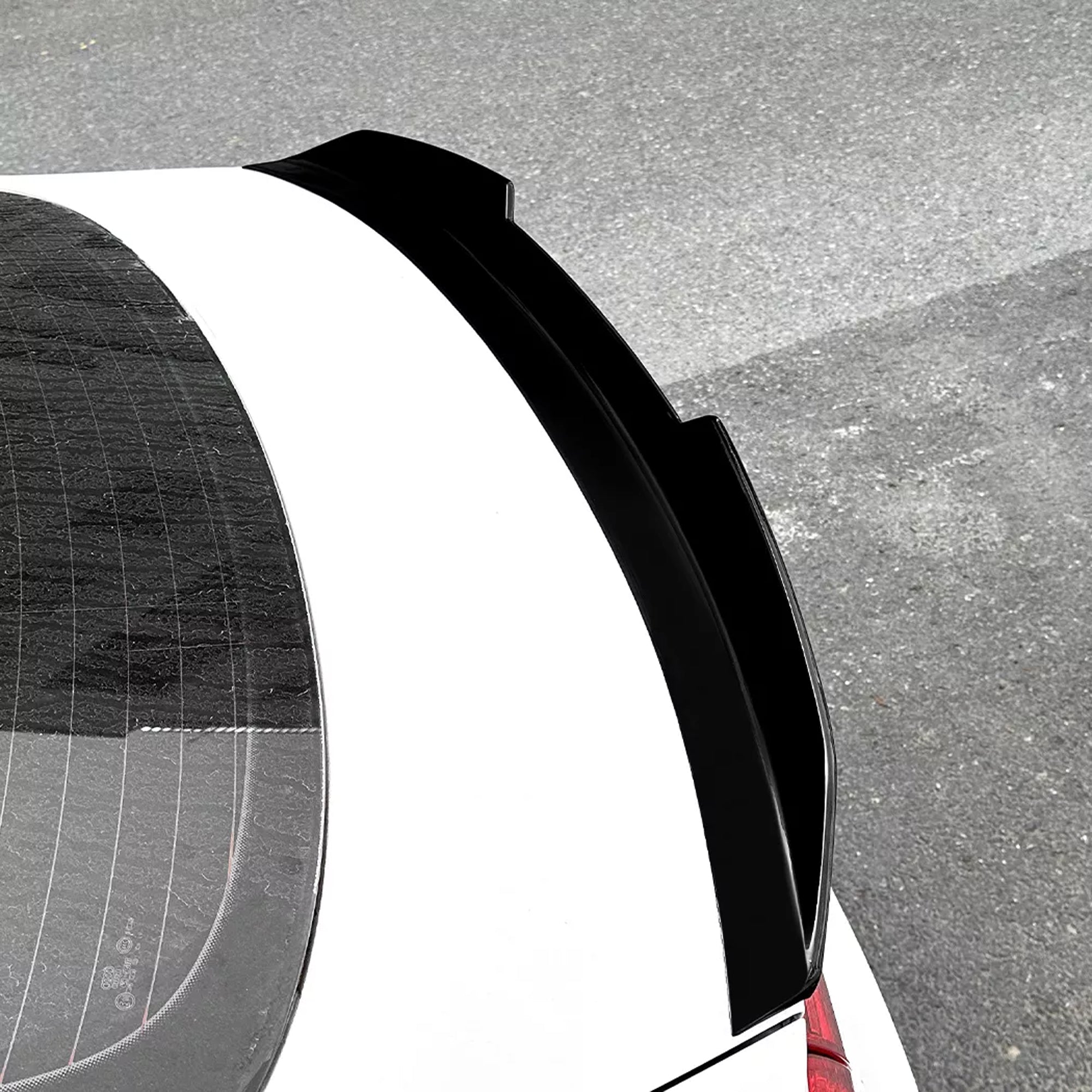 Rear Trunk Spoiler For Audi A5 8T Sportback 2007-2016 PSM 4 DOOR Spoiler Piano Black ABS Plastic