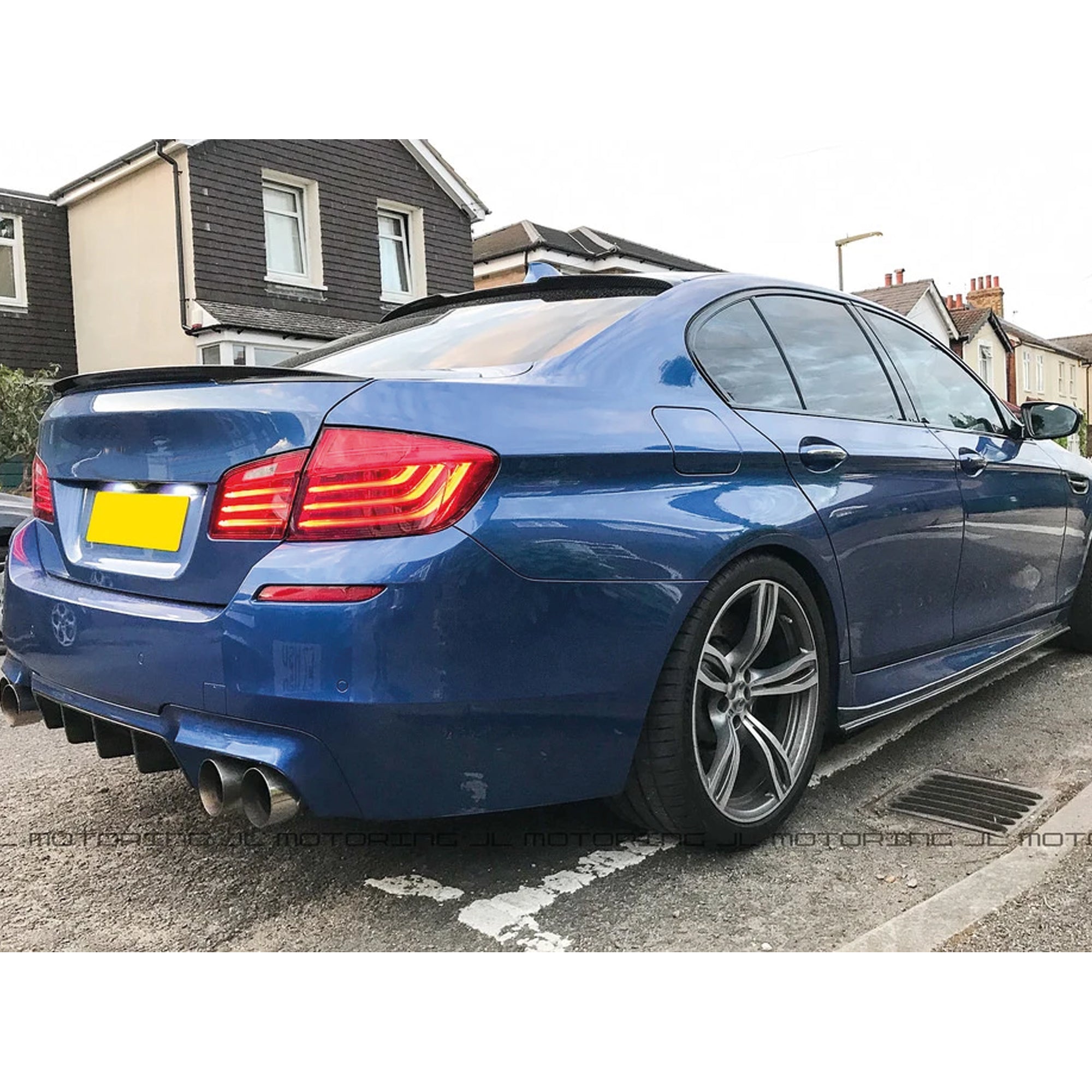 Roof Top Spoiler For BMW 5-Series F10 M4 Style 2010-2016 520i 535i 528i (Not compatible with E60) Piano Black ABS Plastic