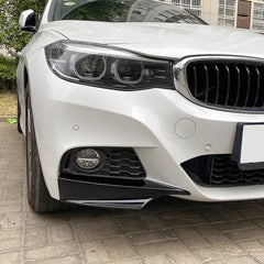 Front Bumper FLAP Wrap for BMW 3 Series F34 2014-2019 M Sport, 2pcs FLAP Canards Lip Splitter Corner Trim Cover Adjustable Tuning Body Part Body Kit