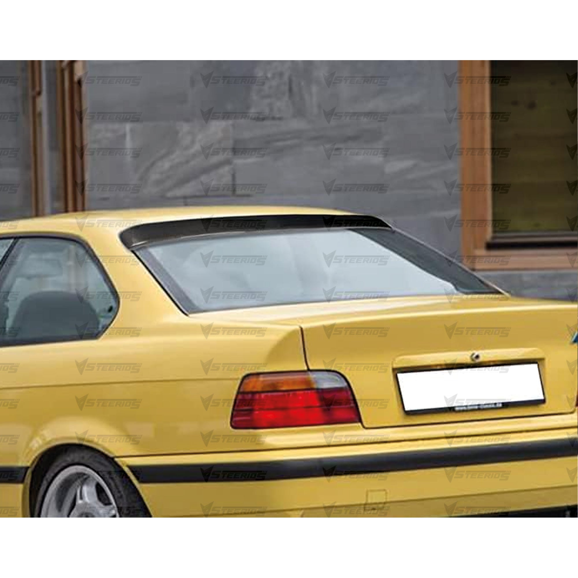 Roof Top Spoiler For BMW 3 Series E36 1995-2003 4 DOOR Piano Black ABS Plastic