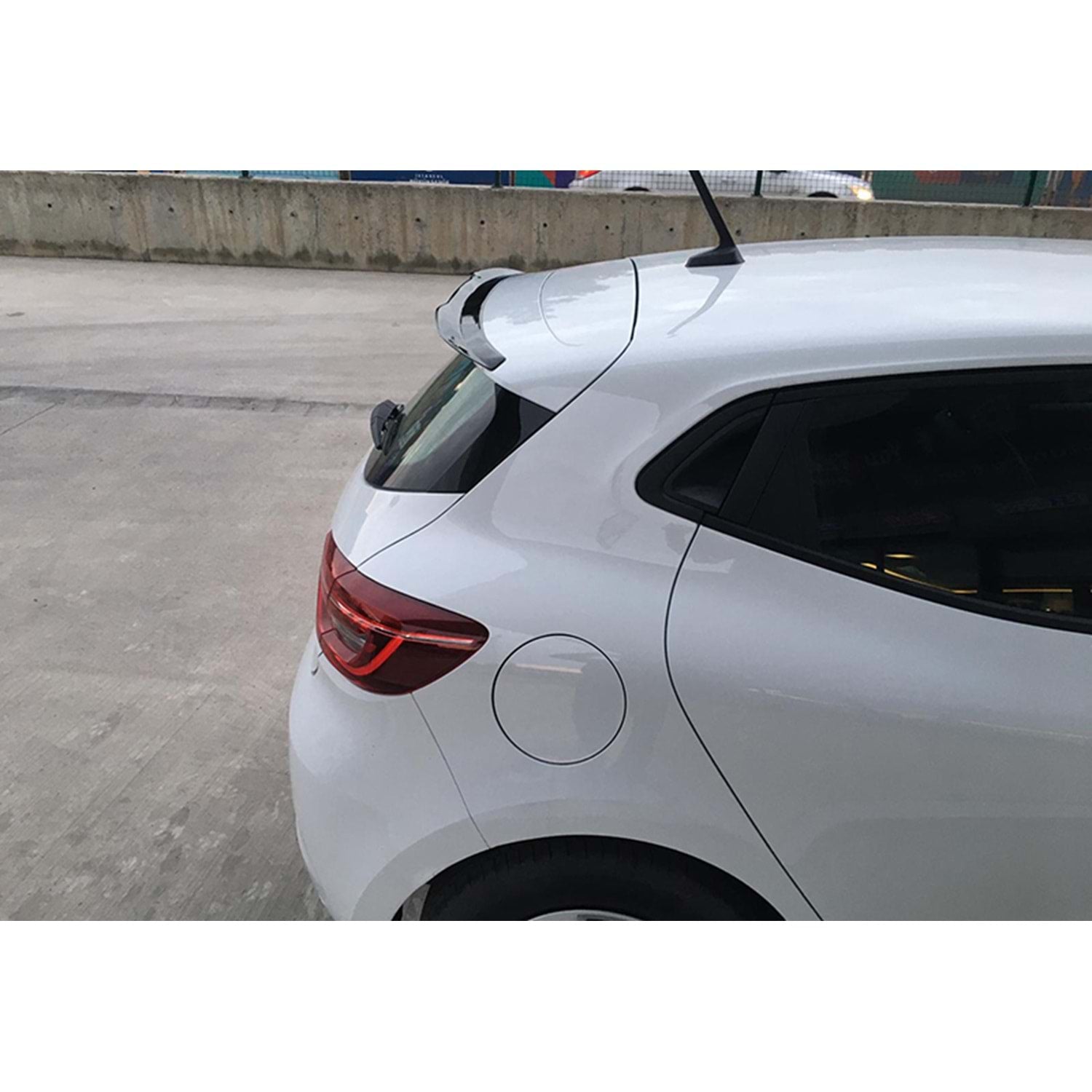 Rear Spoiler For Renault Clio 5 2019- Piano Black ABS Plastic