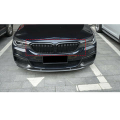 Front Bumper Kidney Racing Grille for BMW 5 Series G30 G31 G38 F90 M5 17-19 Car Double Line Sport Grill Glossy Black Cover