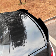 Rear Trunk Spoiler For Audi A6 S6 C8 2018-2025 PSM Style Spoiler Piano Black ABS Plastic