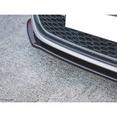 Front Bumper Lip Splitter for VW Volkswagen Golf MK7 GT.I 2013 - 2016, ABS Plastic Piano Black Vacuum Car Tuning Body Part Body Kit