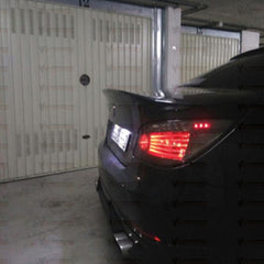 Rear Roof Spoiler For BMW 5 Series E60 2003-2010 CSL Style Piano Black ABS Plastic