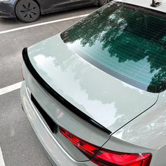 Rear Trunk Spoiler For Audi A5 F5 Coupe 2017-2024 S5 Style Spoiler Piano Black ABS Plastic