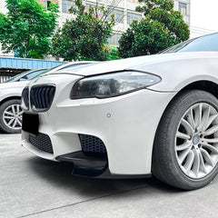 Front Bumper FLAP Wrap for BMW 5 Series F10 F11 M5 2011-2017, 2pcs FLAP Canards Lip Splitter Corner Trim Cover Adjustable Tuning Body Part Body Kit